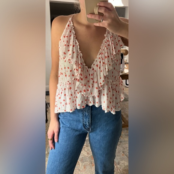 Skylar + Madison Floral Flutter Tank - Picture 3 of 6